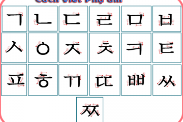 Tiếng Hàn nhập môn: Học phụ âm